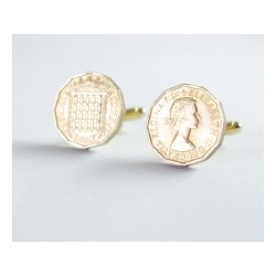 Threepenny Bit Cufflinks