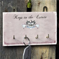 Keys to the Estate Wooden Key Rack 