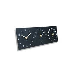 ECO Moon Phase, Clock & Thermometer